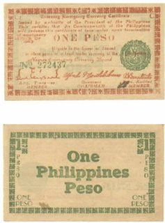 Philippines Negros Emergency Currency Board 1943 1 Peso, Pick S661b 