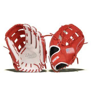 Worth Liberty Advanced LA130H 13 Inch Slowpitch Softball Glove Scarlet, Scarlet, Left Hand Thrower : Baseball Outfielders Gloves : Sports & Outdoors