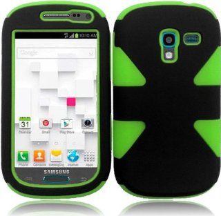 Samsung T599 Galaxy Exhibit ( Metro PCS , T Mobile ) Phone Case Accessory Light Green Dual Protection D Dynamic Tuff Extra Stong Cover with Free Gift Aplus Pouch: Cell Phones & Accessories