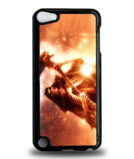 Fire Grim Reaper Design iPod Touch 5th Generation Hard Shell Case: Cell Phones & Accessories
