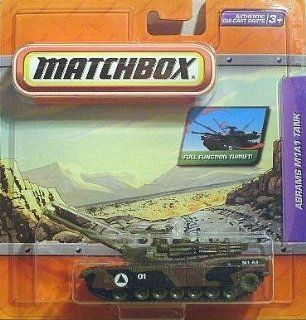 Mattel Matchbox Real Working Rigs Abrams M1A1 Tank Diecast: Toys & Games