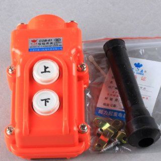 Control Station Push Button Switch for Hoist and Crane Pendant Up  Down Cob 61: Electrical Outlet Switches: Industrial & Scientific