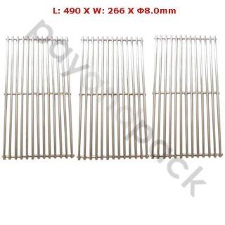 PayandPack MBP 591S3 (3 pack) BBQ Barbeque Barbecue Replacement Stainless Steel Cooking Grill Grid Grate for Brinkmann, Charmglow, Costco Kirkland, Jenn Air, Members Mark, Nexgrill, Perfect Flame, Sams Club, Lowes Model Grills : Side Burners : Patio, Lawn 