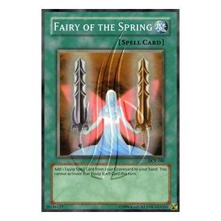 2003 Dark Crisis Unlimited # DCR 40 Fairy of the Spring / Single YuGiOh! Card in Protective Sleeve: Toys & Games