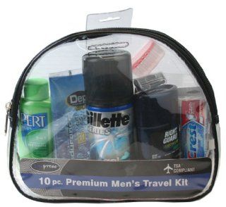 Handy Solutions, 10 pc. Premium Men's Travel Kit Health & Personal Care