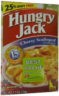 Hungry Jack Cheesy Scalloped Potatoes, 6.1 Ounce (Pack of 12) : Packaged Scalloped Potatoes : Grocery & Gourmet Food