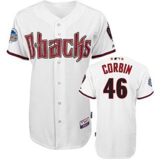 Patrick Corbin 2013 All Star Game Jersey: Home White #46 Arizona Diamondbacks Authentic Cool Base" MLB On Field Jersey : Sports Fan Jerseys : Sports & Outdoors
