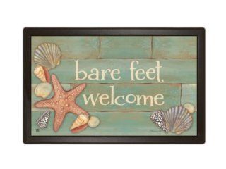 Bare Feet Welcome MatMate : Doormats : Patio, Lawn & Garden