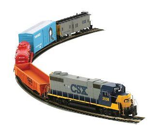 Athearn HO Scale Train Set Iron Horse Express CSX: Toys & Games