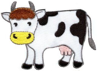 Cow Bovine Moo Livestock Bull Ox Oxen Farm Animal Applique Iron on Patch S 597 Handmade Design From Thailand: Patio, Lawn & Garden