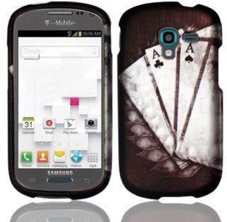 Samsung T599 Galaxy Exhibit ( Metro PCS , T Mobile ) Phone Case Accessory Winner Spade Design Hard Snap On Cover with Free Gift Aplus Pouch: Cell Phones & Accessories