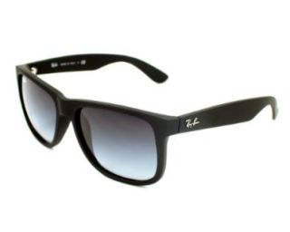 Ray Ban Men's RB4165 601/8G55 Square Sunglasses,Black Frame/Gray Gradient Lens one size: Ray Ban: Clothing