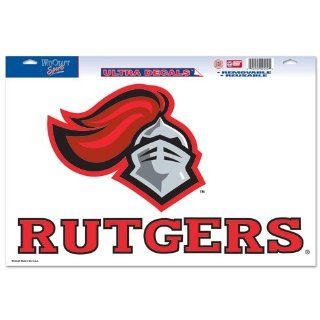 Rutgers Scarlet Knights Official NCAA 11"x17" Car Window Cling Decal by Wincraft : Sports Fan Decals : Sports & Outdoors