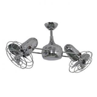 39" Dagny 6 Blade Dual Ceiling Fan with Wall Remote Finish: Polished Chrome    