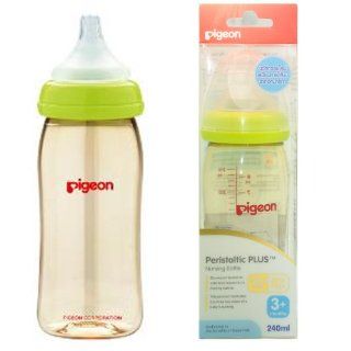 Pigeon Peristaltic Plus Ppsu Bottle BPA 240 Ml with Nipple Size M Best Product From Thailand  Baby Bottles  Baby