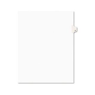 Avery Individual Legal Exhibit Dividers, Avery Style, 6, Side Tab, 8.5 x 11 inches, Pack of 25 (11916) : Binder Index Dividers : Office Products