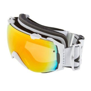 Smith Optics I/O Goggle (White Frame, Red Sol X Mirror Lens) : Ski Goggles : Sports & Outdoors