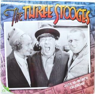 The Three Stooges 2013   16 Month Wall Calendar 12"x12": Everything Else