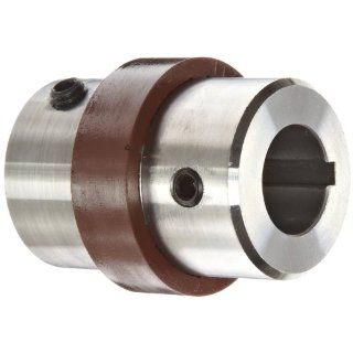 Boston Gear BF133/4X7/8 Shaft Coupling, Spider Ring (3 Jaw), Coupling Size BF13, 1.625" Hub Diameter, 0.875" Driven Hub Bore, 0.750" Driver Hub Bore, 1.969" Max Outer Diameter, 4 horsepower Max HP, 160 pounds per inch Max Torque: Set Sc
