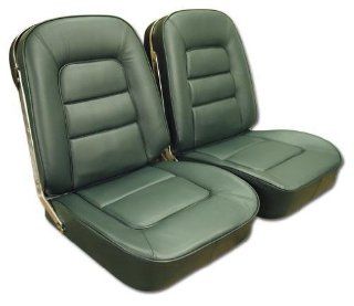 West Coast Corvettes   Corvette Leather Seat Covers. Green   A2418514DS: Automotive