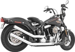 2012 Harley Davidson FLS Softail Slim Upsweeps Exhaust System   Star End Cap   Chrome Body with Chrome Tips, Manufacturer: Freedom Performance, UPSWEEPS STANDARD   CHR: Automotive