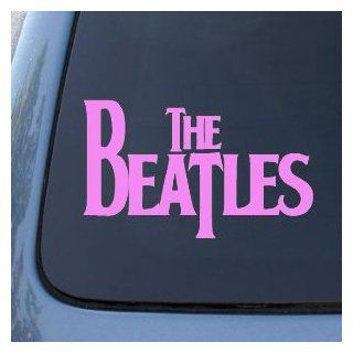 The BEATLES Band Logo   6" SOFT PINK   Vinyl Decal WINDOW Sticker   NOTEBOOK, LAPTOP, WALL, WINDOWS, ETC.: Automotive