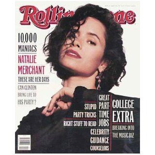 Rolling Stone Magazine # 652 March 18 1993 Natalie Merchant (Single Back Issue): Rolling Stone: Books