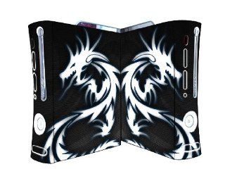 Bundle Monster Vinyl Skins Accessory For Xbox 360 Game Console   Cover Faceplate Protector Sticker Art Decal   Blue Dragon: Video Games