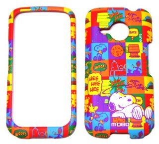 Peanuts Shield Protector Case for HTC DROID Eris, Snoopy w/ Color Squares: Cell Phones & Accessories