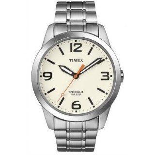 Timex T2N635 Weekender Womens Classic White Dial Dress Watch: Watches