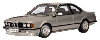 BMW M 635 CSI diecast model car 118 scale die cast by AUTOart   Silver Toys & Games