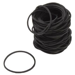 100pcs Rubber Band Supplies for Tattoo Machine Black : Office Products