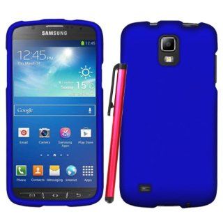 Samsung Galaxy S4 S 4 Active Blue Full Armor Protector Cover Hard Case + NakedShield Invisible Screen Protector + Stylus Pen: Cell Phones & Accessories