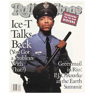 Rolling Stone Magazine # 637 August 20 1992 Ice T (Single Back Issue) Rolling Stone Books
