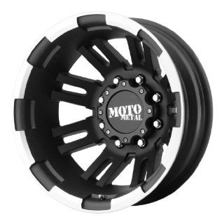 Moto Metal  MO963 Dually Matte Black Wheel with Machined (17x6"/8x200mm): Automotive
