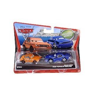 Cars 2 Characters Car Collection Assorted 2 Pack Vol.1 Hinterglemm and damage Rod torque red line (japan import): Toys & Games