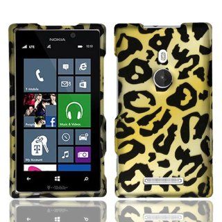 [Windowcell] Nokia Lumia 925 (T mobile) Rubberized Design Cover   Cheetah Cell Phones & Accessories