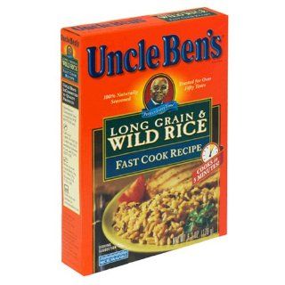 Uncle Ben's Long Grain and Wild Rice, Fast Cook Recipe, 6.2 Ounce Boxes (Pack of 12) : Wild Rice Produce : Grocery & Gourmet Food