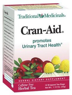 Women's Tea Cran Aid Traditional Medicinals 16 Bag : Vitamins : Grocery & Gourmet Food