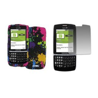 EMPIRE Paint Splatter Design Hard Case Cover + Screen Protector for Sprint Samsung Replenish: Cell Phones & Accessories