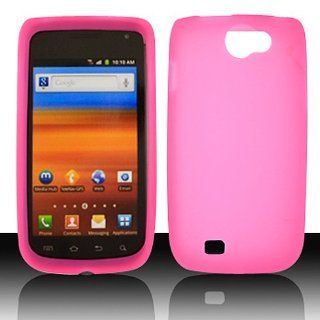 Hot Pink Soft Silicone Gel Skin Cover Case for Samsung Galaxy Exhibit 4G SGH T679: Cell Phones & Accessories