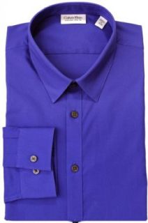 Calvin Klein Extreme Slim Fit Solid Long Sleeved Dress Shirt at  Mens Clothing store: