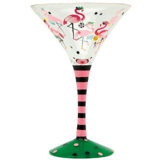 Lolita Love My Martini Glass, Funky Flamingo: Kitchen & Dining