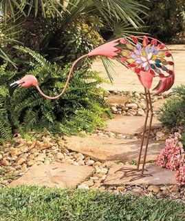 Metal Garden Statues   Flamingo : Outdoor Statues : Patio, Lawn & Garden