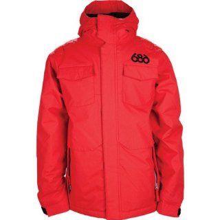 686 Smarty Blocks Insulated Jacket Red Large  Snowboarding Jackets  Sports & Outdoors