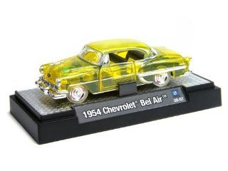1954 Chevy Bel Air 1/64 Clearly Yellow: Toys & Games