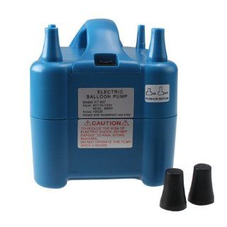 AGPtek Electric Balloon Air Pump Inflator Dual Nozzle Blue Color 680W : Sports Inflation Devices : Sports & Outdoors