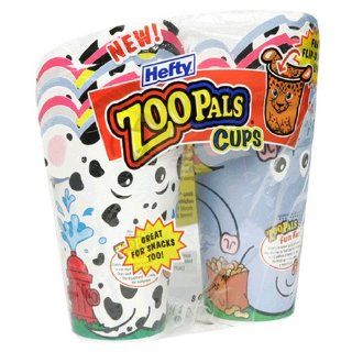 Hefty Zoo Pals 8 Ounce Cups, Case Pack, Ten   18 Count Packs (180 Cups) Health & Personal Care