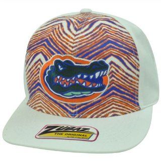 NCAA Florida Gators Zubaz Flat Bill Adjustable Snapback Constructed Hat Cap : Sports Fan Baseball Caps : Sports & Outdoors