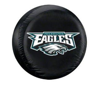 Philadelphia Eagles NFL Spare Tire Cover by Fremont Die (Black) : Sports Fan Tire And Wheel Covers : Sports & Outdoors